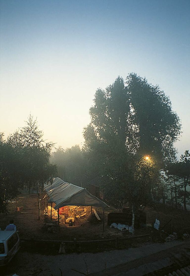 Kiln from above in the morning